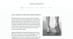 Desktop Screenshot of cartilagehelp.com
